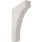 Ekena Millwork 1 3/4"W x 8"D x 10"H Clarksville Wood Vintage Decor Bracket, Chalk Dust White BKTWD02X08X10CVWH - alternate 1